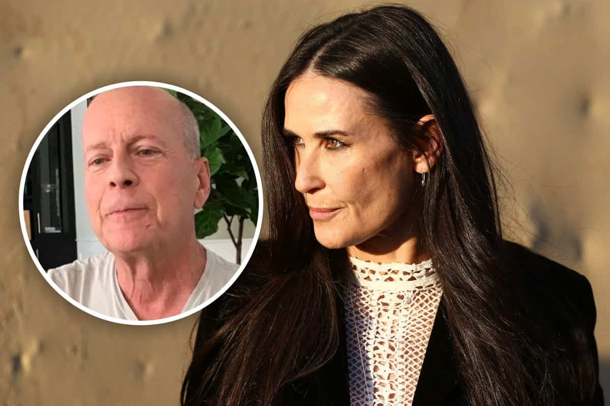 Bruce Willis, annuncio demi moore