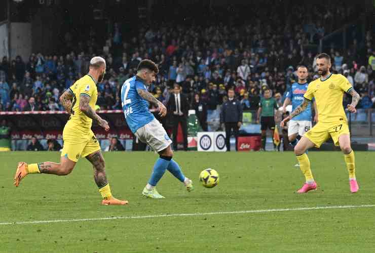 L'Inter punta Di Lorenzo del Napoli