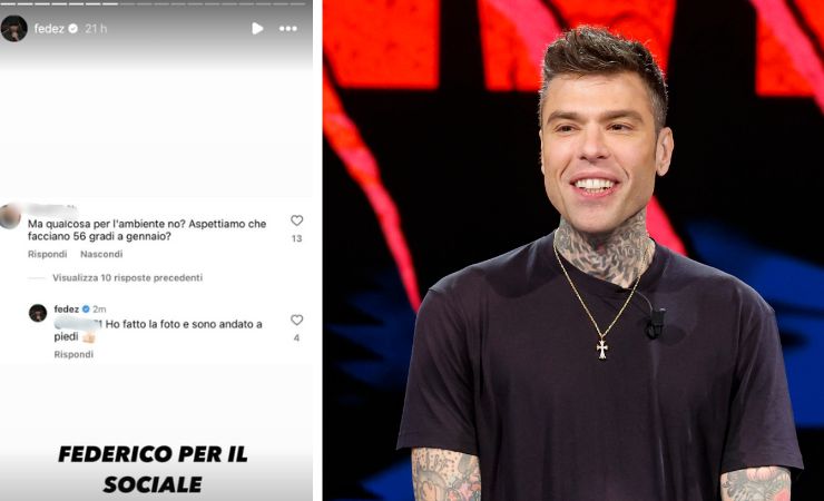 risposta fedez fan