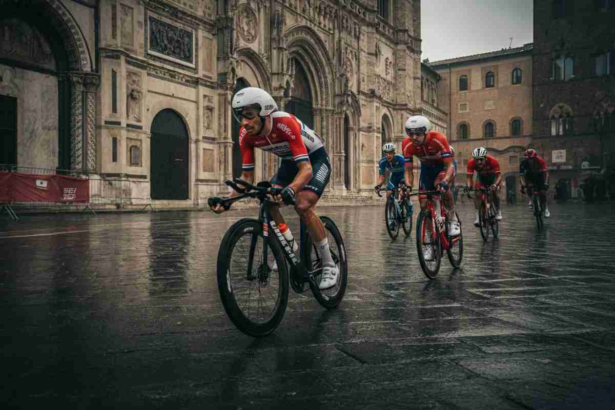Del Toro resiste al diluvio di Pisa mentre Roglic sorprende con una rimonta epica
