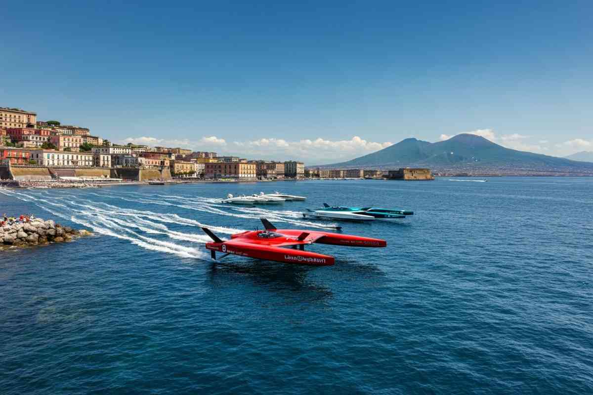 Golfo di Napoli: la E1 si prepara a conquistare le acque dopo l’America’s Cup
