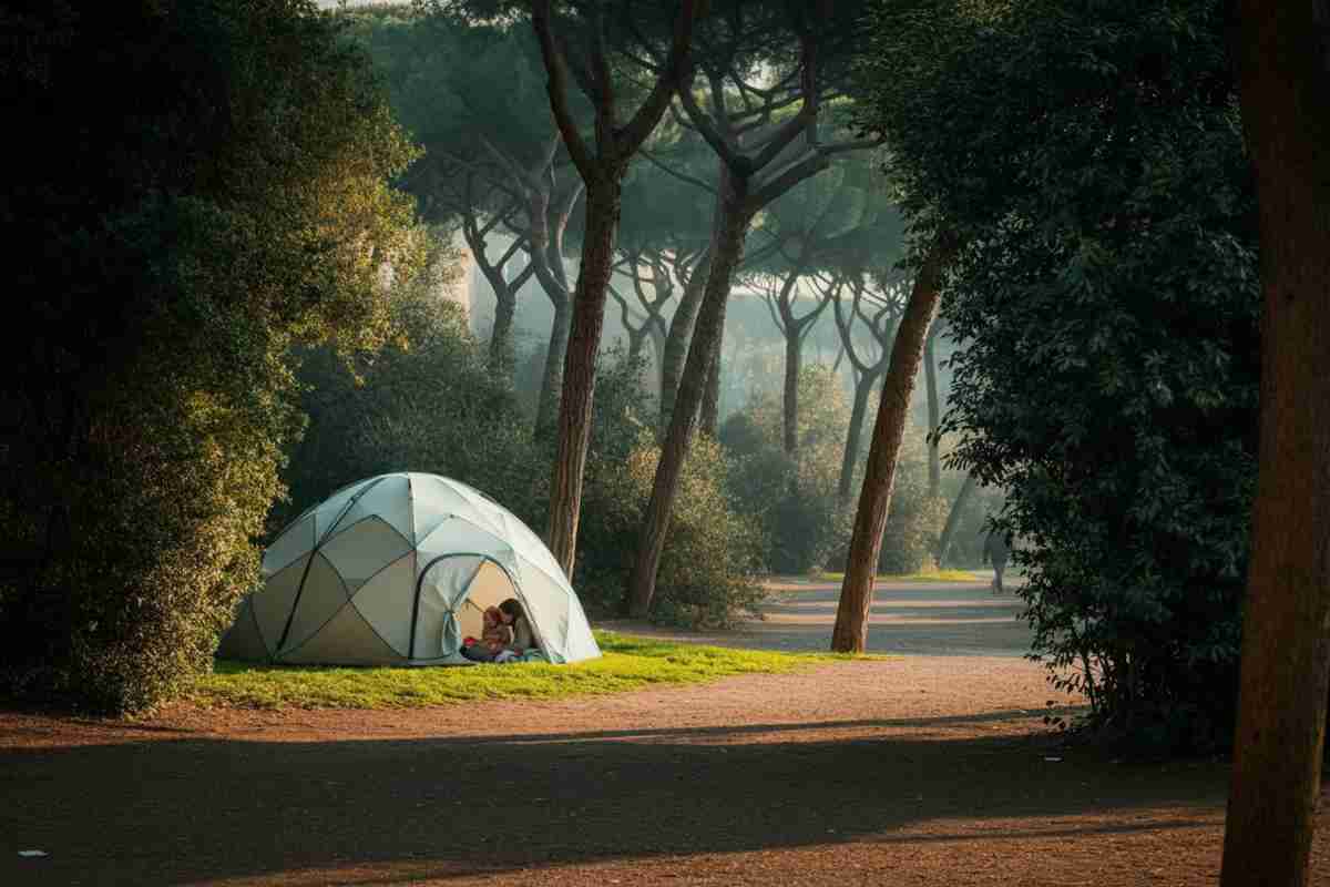 Caccia all'uomo a Villa Pamphili: testimone rivela avvistamento con madre e neonata