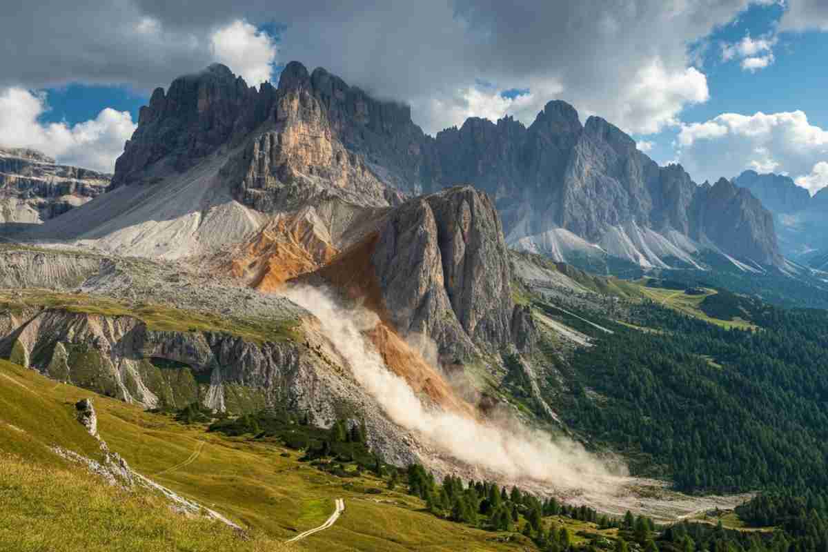 Crollo sulle Dolomiti: il drammatico evento a cima Marcora raccontato in un video emozionante