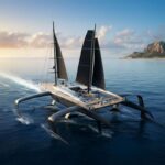 Hypersail: il monoscafo Ferrari pronto a conquistare il record del giro del mondo