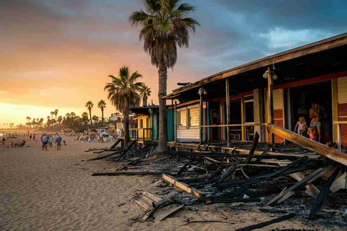 Ostia, il Faber Beach brucia ancora: un simbolo di rinascita minacciato dalla criminalità