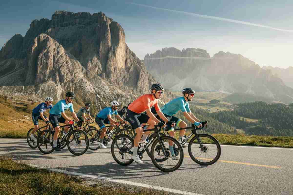 Ciclismo e spiritualità: 8000 ciclisti in cerca di illuminazione nella maratona dles Dolomites