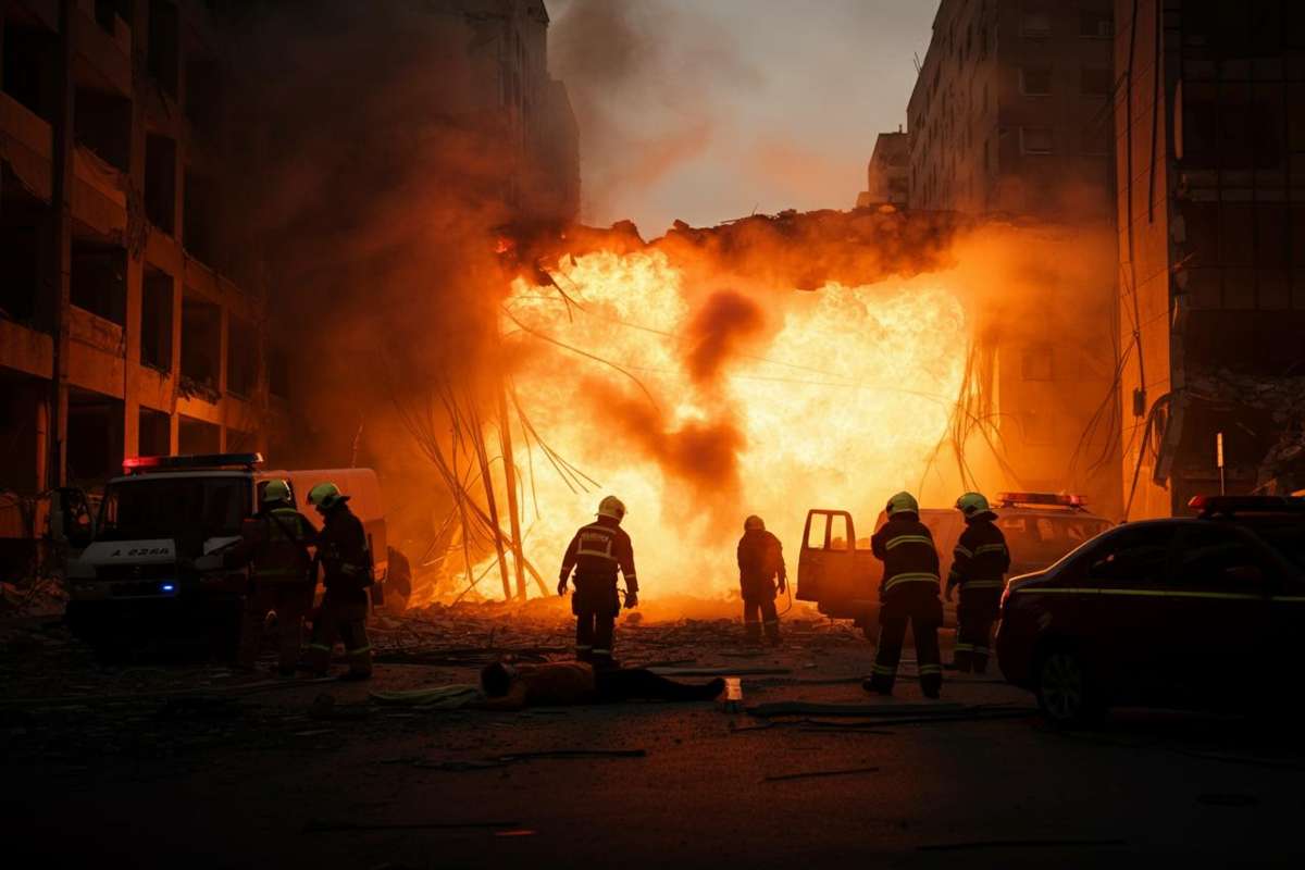 Eroi in azione: la drammatica esplosione a Roma e il coraggio dei poliziotti che hanno sfidato le fiamme