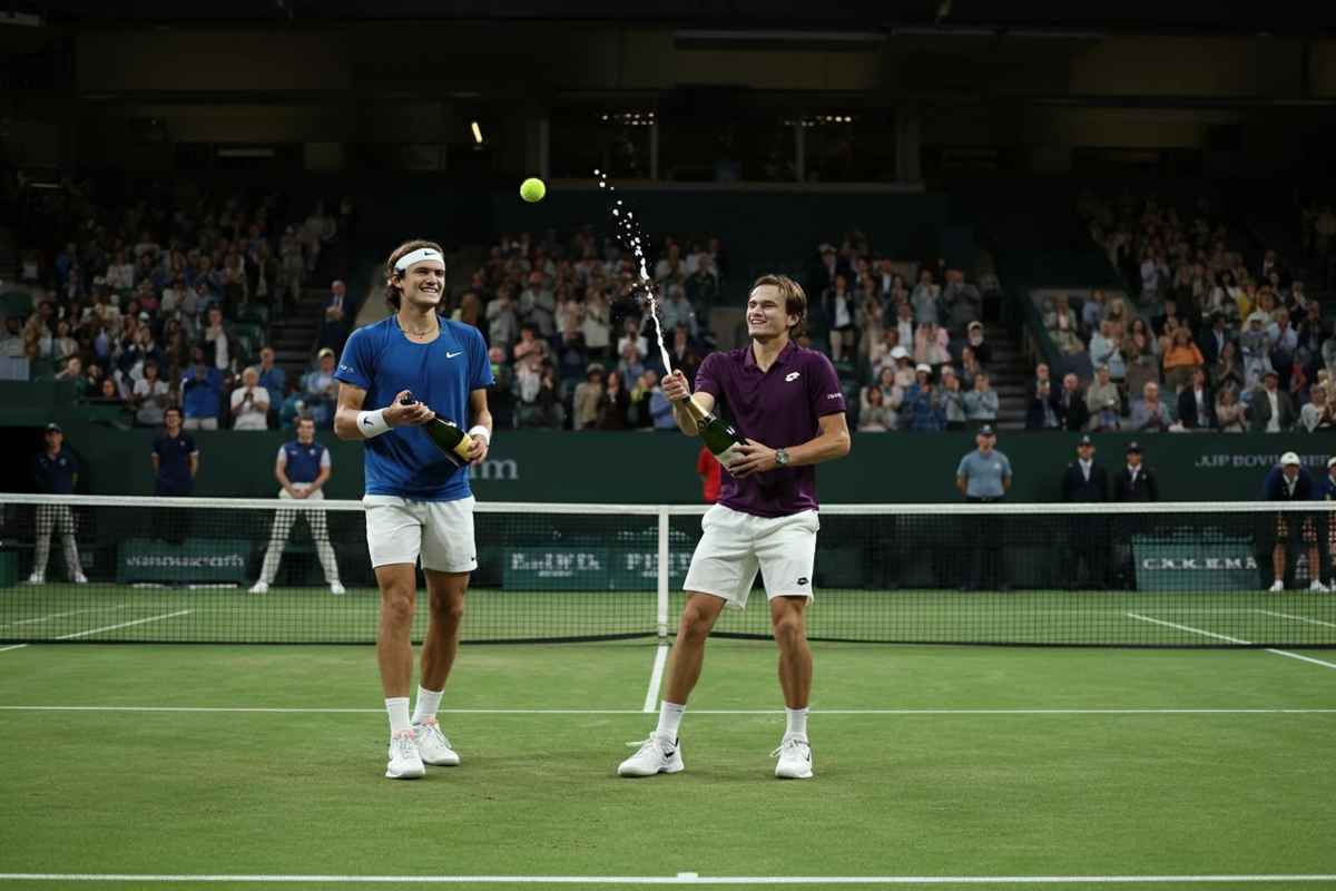 Sinner conquista Wimbledon: il trionfo e il simbolo del tappo di champagne