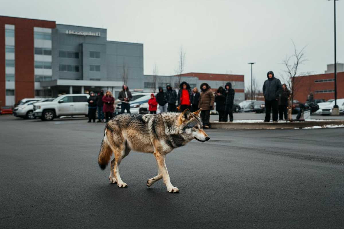 Un lupo inaspettato nel parcheggio dell'ospedale di Ravenna: cosa sapere e come comportarsi