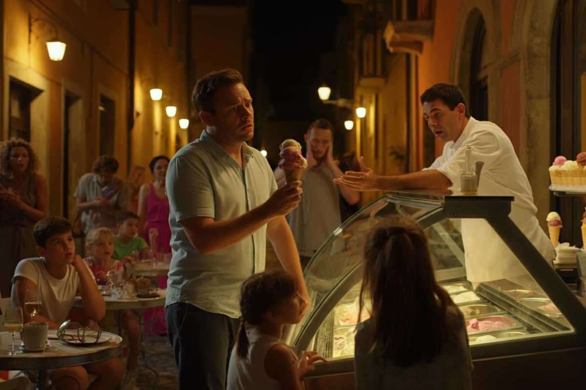 Cliente infuriato rompe il dente al gelataio per un cono di gelato deludente