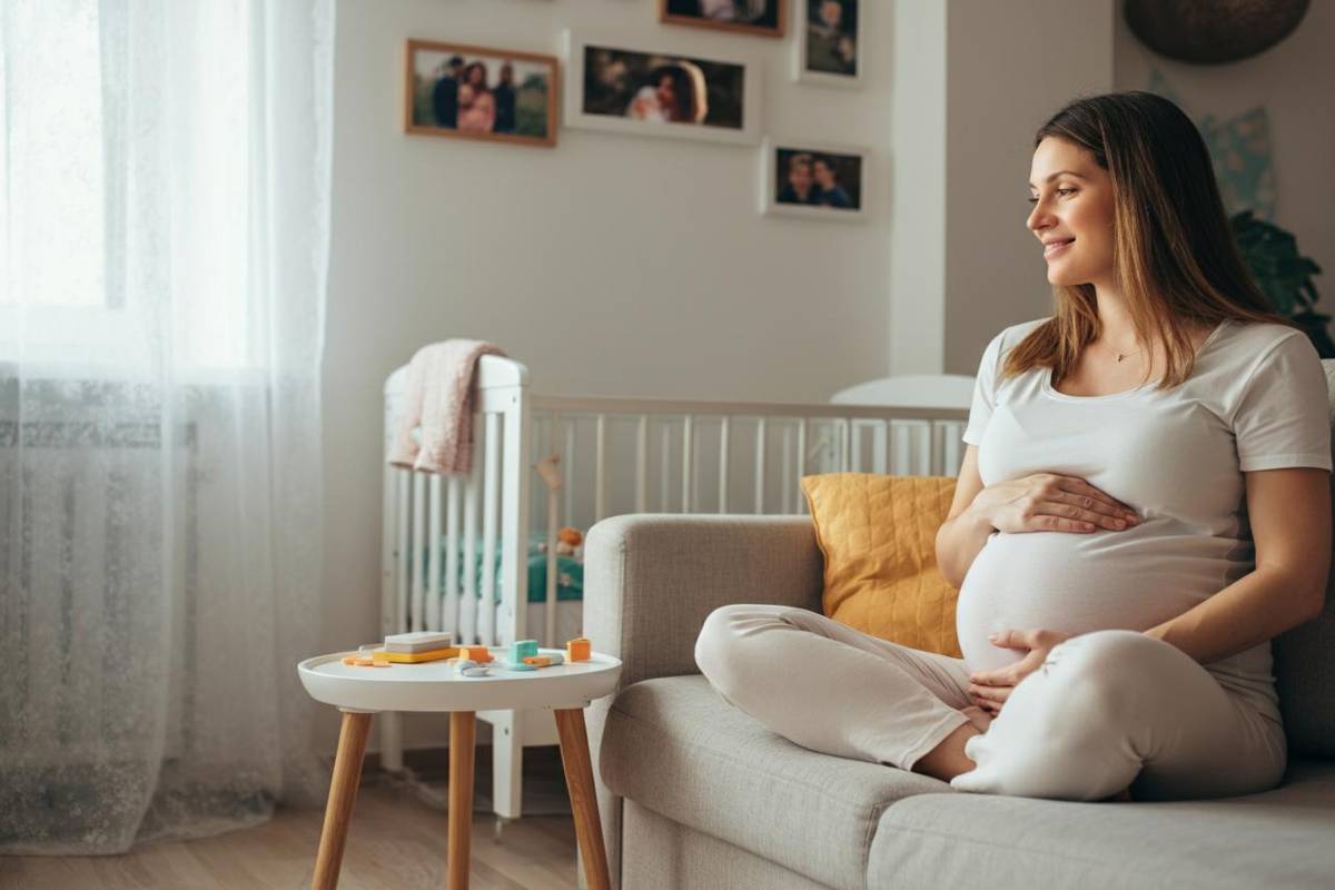 Anna Tatangelo svela il sesso e il nome del suo bambino a Verissimo durante il sesto mese di gravidanza